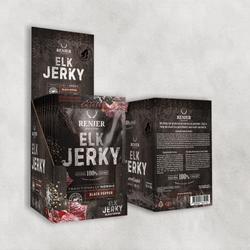 NORDIC ELK JERKY -BLACK PEPPER -Hirven kuivaliha -MUSTAPIPPURI 25g