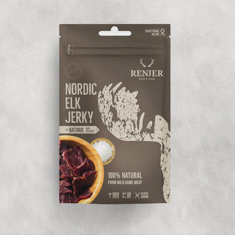 NORDIC ELK JERKY -Hirven kuivaliha Renjer 25 g ME:12