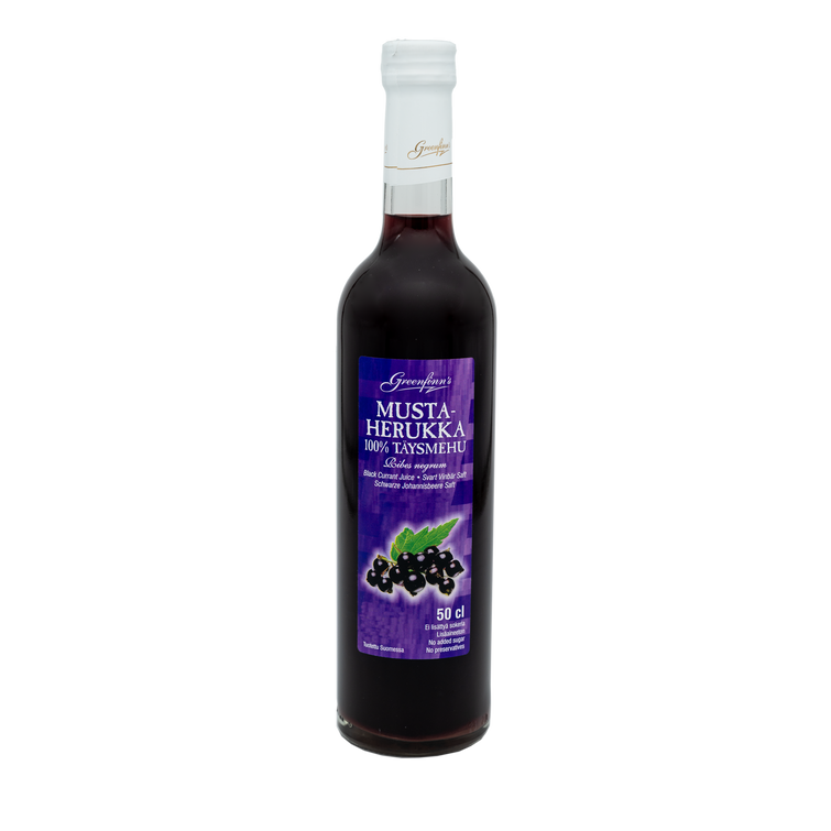 Mustaherukkamehu 100% 0,5L