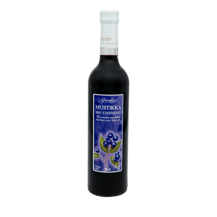 Mustikka 100% täysmehu 0,5L