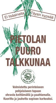 Pietolan puurotalkkuna 650 g