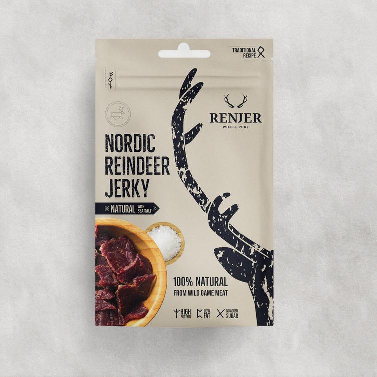NORDIC REINDEER JERKY -Poron kuivaliha Renjer 25g