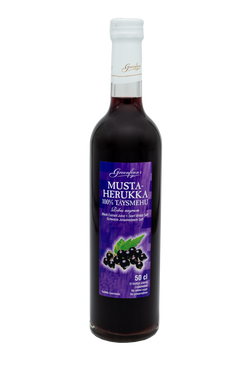 Mustaherukkamehu 100% 0,5L
