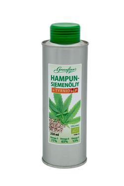 Hampunsiemen-Tyrni&ouml;ljy 250 ml Luomu