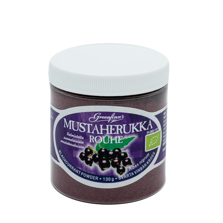 Mustaherukkarouhe 130g/250ml Luomu