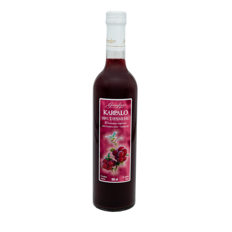 Karpalo 100% täysmehu 0,5 L