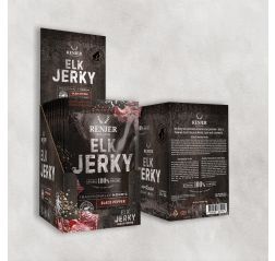 NORDIC ELK JERKY -BLACK PEPPER -Hirven kuivaliha -MUSTAPIPPURI 25g-thumbnail