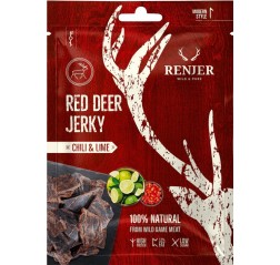 RED DEER JERKY -CHILI LIME -saksanhirven kuivaliha Renjer 25g